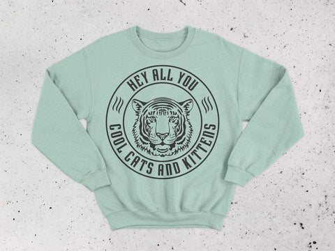 Hey all you cool cats and kittens, Tiger svg, Tigers svg, King svg, Sarcastic svg, Popular svg, Exotic svg, Sassy svg, tiger claw svg SVG CutLeafSvg 