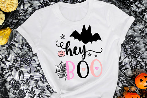 Hey Boo Halloween Sublimation I Pink Halloween Sublimation Sublimation Happy Printables Club 