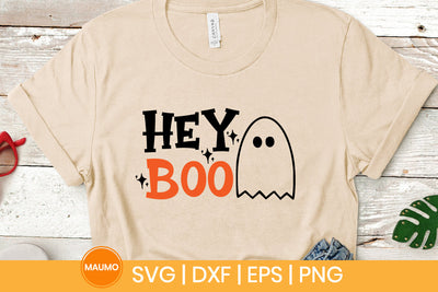 Hey boo, halloween svg quote SVG Maumo Designs 