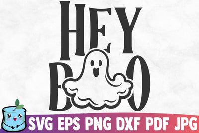 Hey Boo SVG MintyMarshmallows 
