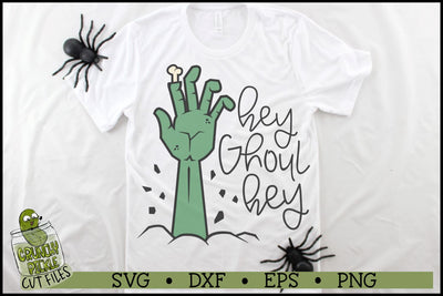 Hey Ghoul Hey Halloween Zombie SVG SVG Crunchy Pickle 