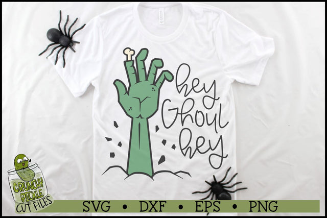 Hey Ghoul Hey Halloween Zombie SVG SVG Crunchy Pickle 