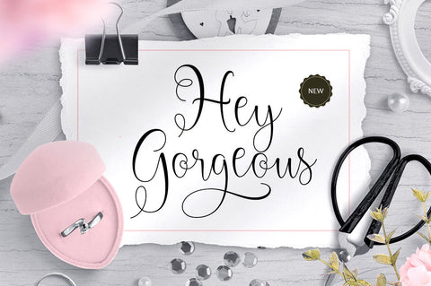 Hey Gorgeous Font azkiyaazka026 