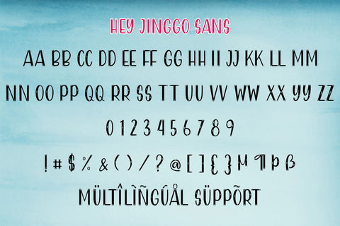 Hey Jinggo Font Supersemar Letter 