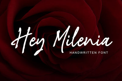 Hey Milenia Font Abo Daniel Studio 