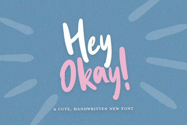 Hey Okay Font Font Jupiter Studio Fonts 