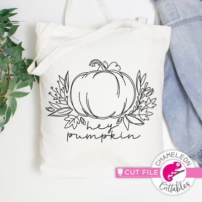 Hey Pumpkin sketch drawing svg png dxf SVG Chameleon Cuttables 