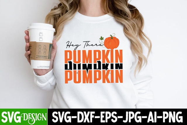 Hey There Pumpkin SVG Cut File, Hey There Pumpkin Sublimation PNG, Fall Farmhouse SVG Cut File , Fall Farmhouse SVG Quotes , Fall SVG Cut File, Autumn SVG Cut File,Fall Sublimation PNG SVG BlackCatsMedia 