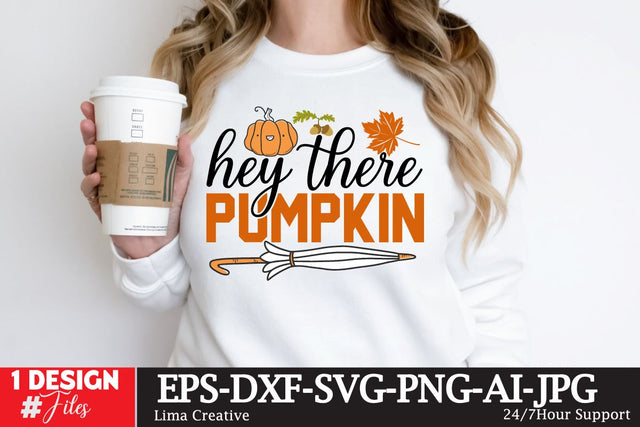 Hey There Pumpkin SVG Cute File SVG Insomnia Std 