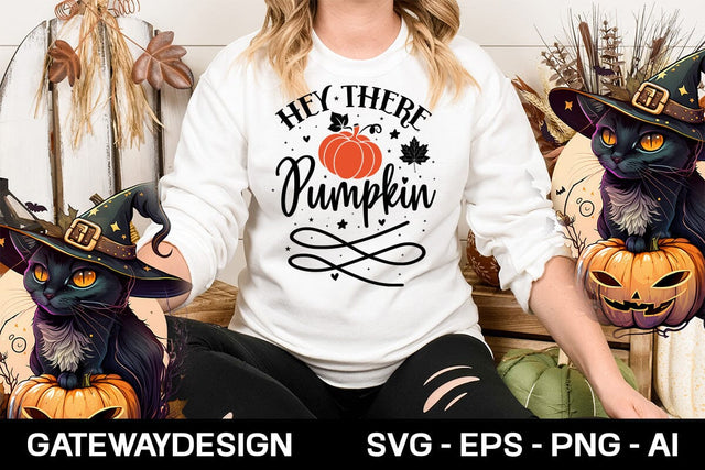 Hey There Pumpkin svg design SVG designmaster24 