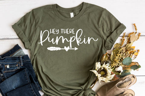Hey There Pumpkin SVG - Fall Quote SVG - Autumn SVG SVG She Shed Craft Store 
