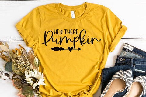 Hey There Pumpkin SVG - Fall Quote SVG - Autumn SVG SVG She Shed Craft Store 