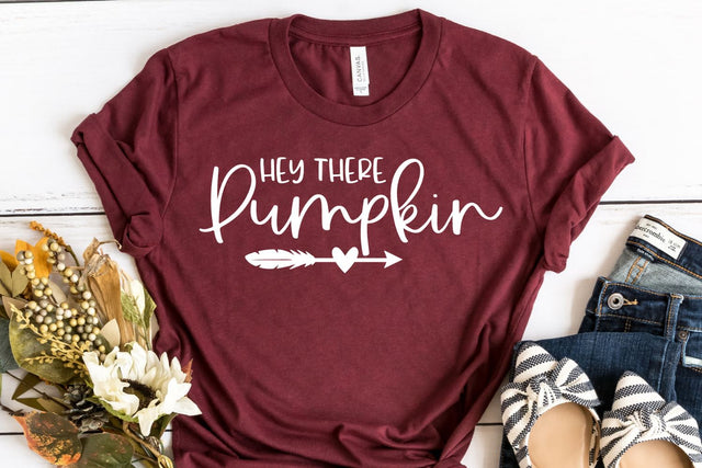 Hey There Pumpkin SVG - Fall Quote SVG - Autumn SVG SVG She Shed Craft Store 