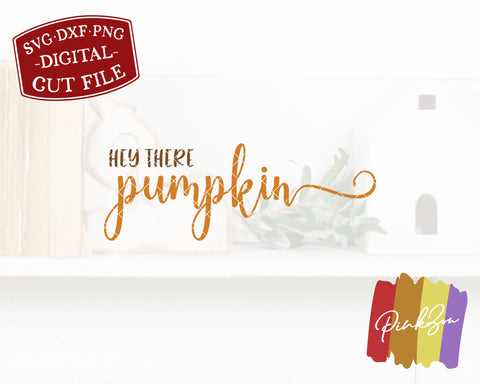 Hey There Pumpkin SVG Files | Fall Sign Svg | Autumn Svg | Farmhouse Svg | Commercial Use | Cricut | Silhouette | Digital Cut Files (1071324122) SVG PinkZou 