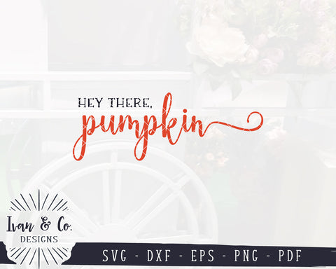 Hey There Pumpkin SVG Files | Fall Svg | Autumn Svg | Thanksgiving Svg | Commercial Use | Digital Cut Files (1269238207) SVG Ivan & Co. Designs 
