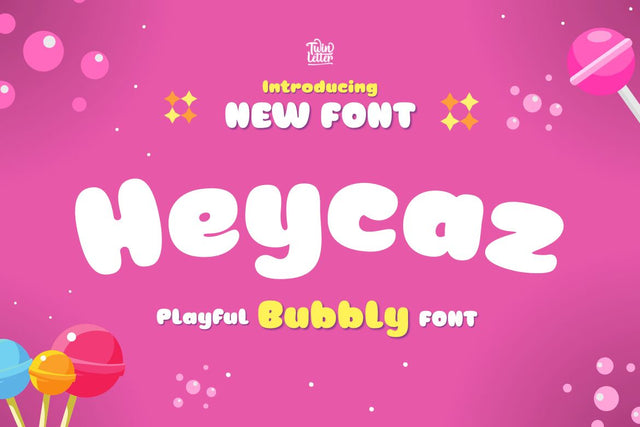 Heycaz Font twinletter 
