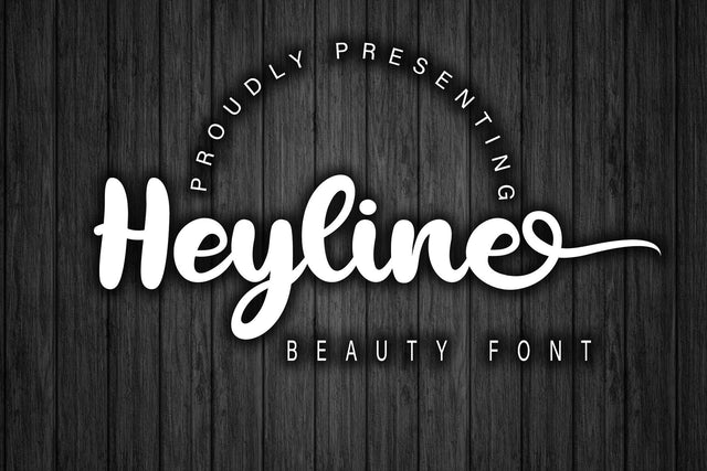 Heyline Beauty Bold Script Font Skiiller_Std 