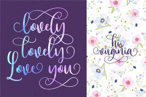 Hi Virginia – a Beauty Font Font Good Java 