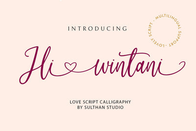 Hi Wintani Font Sulthan studio 