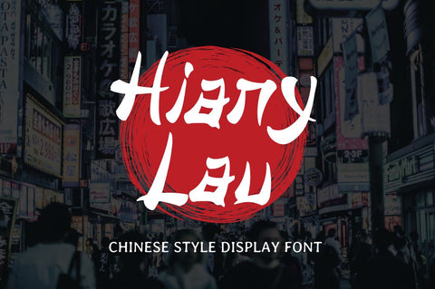 Hiany Lau - Chinese Display Font Font Attype studio 