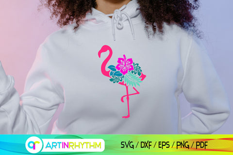 Hibiscus Flamingo svg SVG Artinrhythm shop 