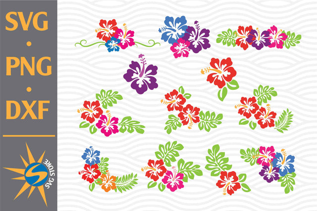 Hibiscus SVG, PNG, DXF Digital Files Include SVG SVGStoreShop 