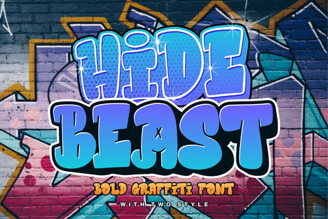 Hidebeast - Two Style Font Allouse.Studio 