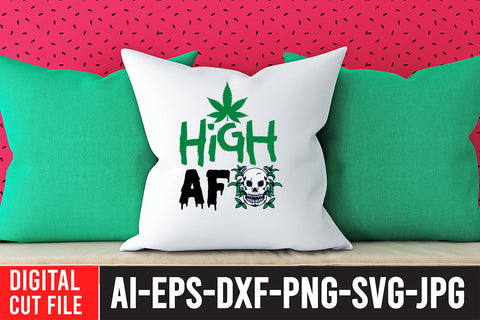 High AF SVG Cut File SVG BlackCatsMedia 