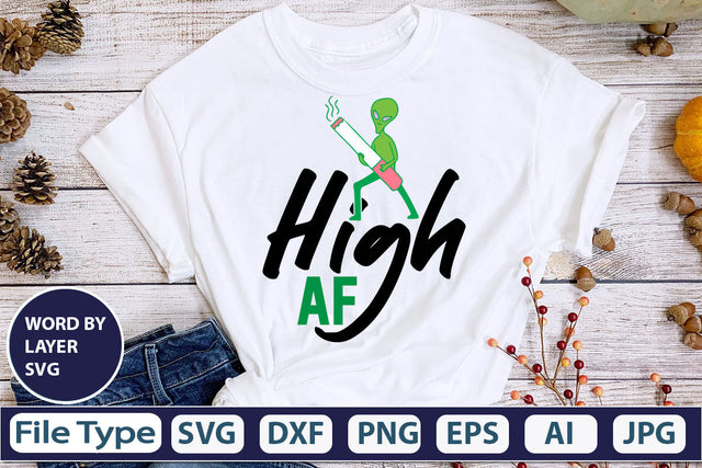 High Af SVG Cut File SVG DesignPlante 503 