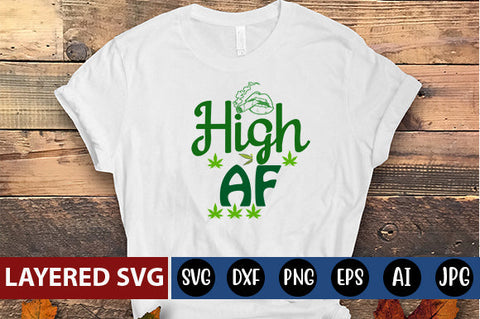 High Af SVG cute file SVG Blessedprint 