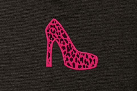 High Heel Pump Applique Embroidery Embroidery/Applique Designed by Geeks 