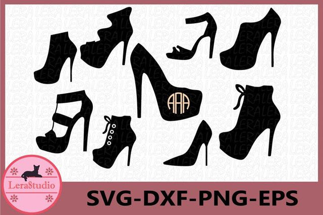High heels Svg SVG Lerastudio 