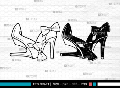 High Heels SVG, Womens Shoes Svg, Stiletto Heels Svg, Louboutin heels Svg, High Heels Svg SVG ETC Craft 