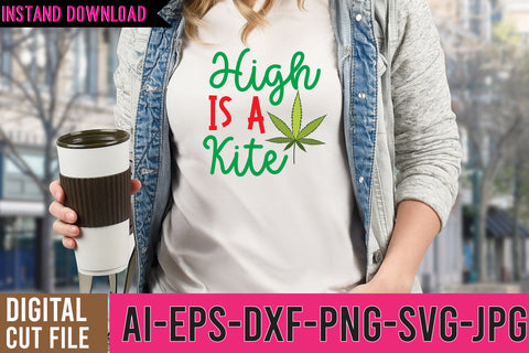 High IS A Kite SVG Cut File SVG BlackCatsMedia 
