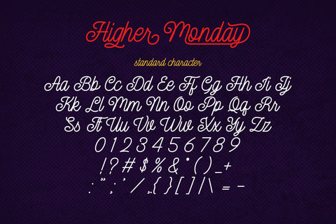 Higher Monday Font ahweproject 