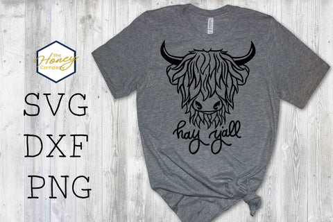 Highland Cow Funny SVG PNG DXF Bundle Herd That SVG The Honey Company 