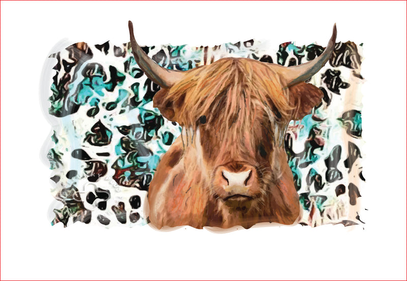 Highland Cow png, sublimation graphics, clipart Sublimation sublimationhappy 