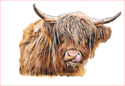Highland cow png, Sublimation graphics, clipart Sublimation sublimationhappy 