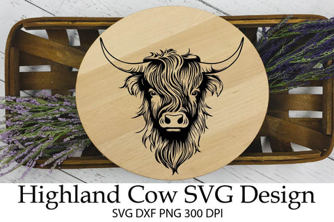 Highland Cow SVG. Farmhouse SVG Design. Farm House Sign. SVG Samaha Design 