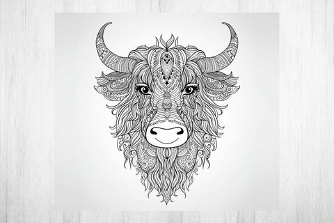 Highland Cow Tumbler Wrap. Tumbler Wrap 20 oz Sublimation. Sublimation Samaha Design 