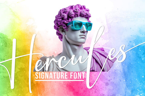 Highland Signature Font Studio Natural Ink 