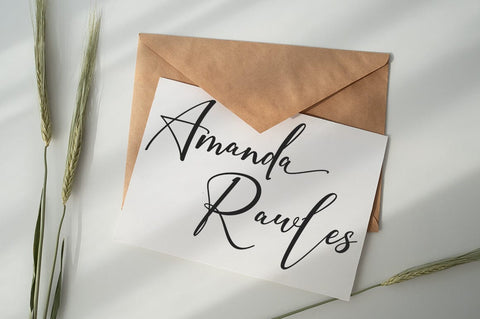 Highland Signature Font Studio Natural Ink 