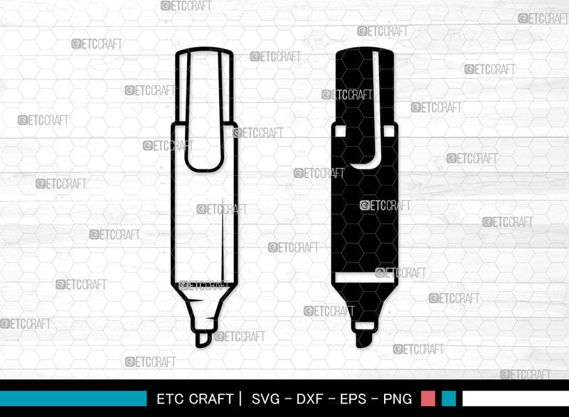 Highlighter SVG, Highlighter Pen Svg, Markers Svg, Marker Icon Svg, Marker Pen Svg, Highlighter SVG ETC Craft 