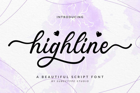 Highline Font Subectype Studio 