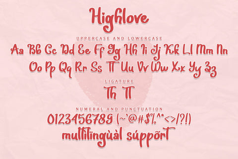 Highlove Font Sakha Design Studio 