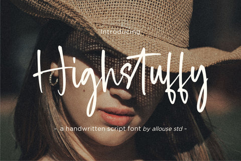 Highstuffy Font Allouse.Studio 