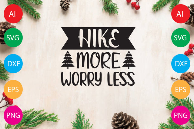 Hike More Worry Less SVG CraftlabSvg29 