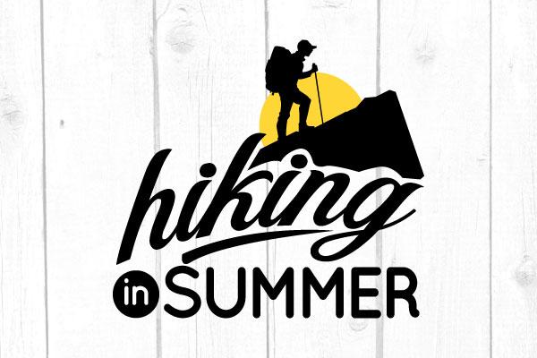 Hiking in Summer Svg SVG cricutfilesmg 