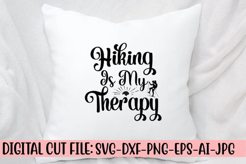 Hiking Is My Therapy SVG SVG Syaman 