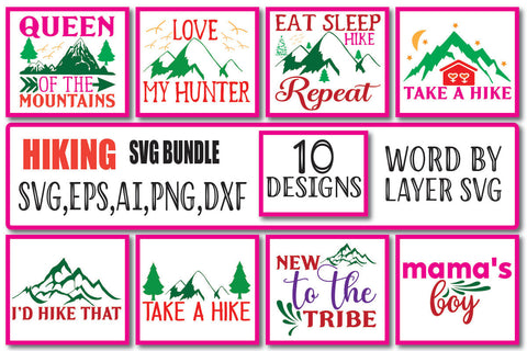 Hiking SVG BUNDLE Vol. 2 SVG Craftlabsvg24 